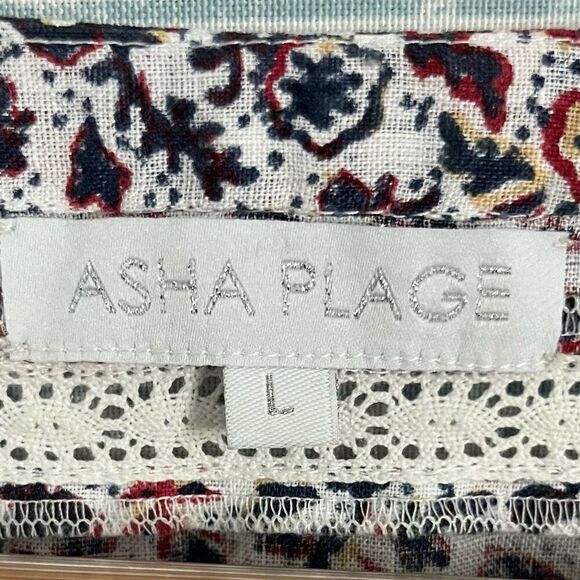 Asha Plage by Ashley McCormick Mimi Dress Red L - Picture 7 of 7